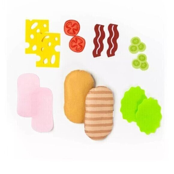 NEW Felt Sandwich Food Playset - Picture 3 of 4
